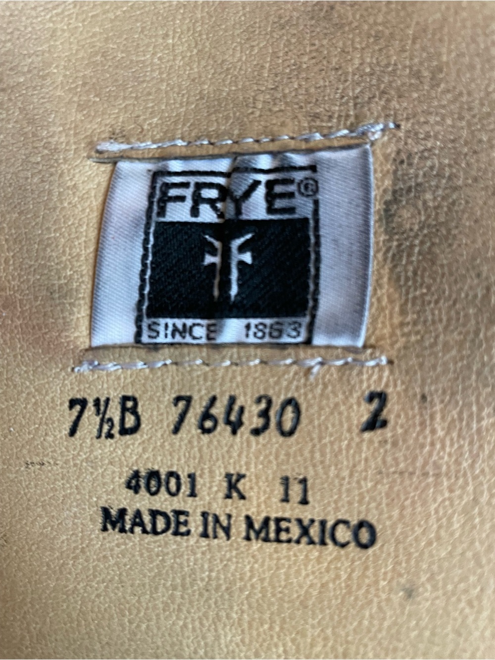 Frye Tall Black Leather Riding Boots • Size 7.5 B • Made in Mexico - Picture 14 of 14